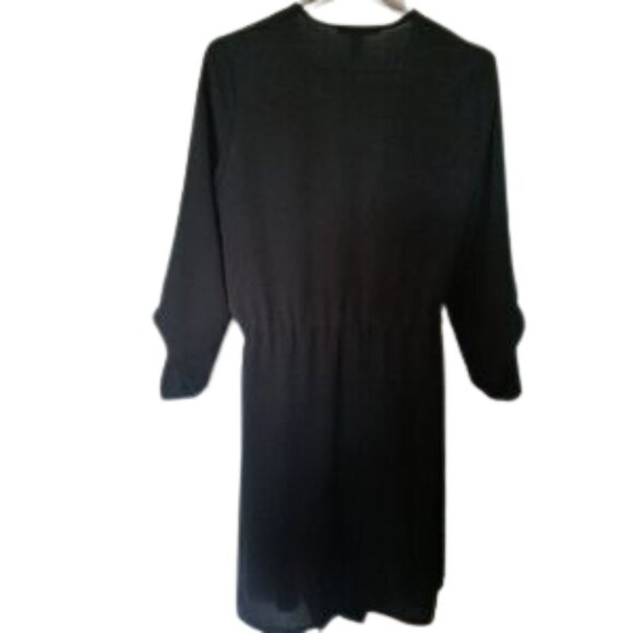 Streetwear Society Black Long Sleeve drawstring Waist Layering Tunic Size Med - Picture 9 of 9